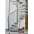 Stalowe schody spiralne, zewnętrzne SCARVO M / fi 180 cm
